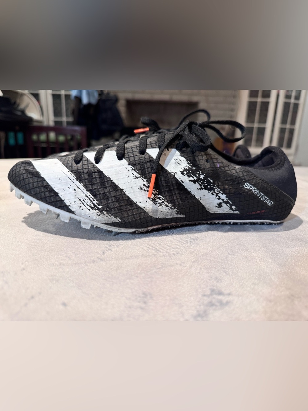 Adidas Sprintstar Track & Field Spikes Black White Men's Racing Shoes Men’s 11